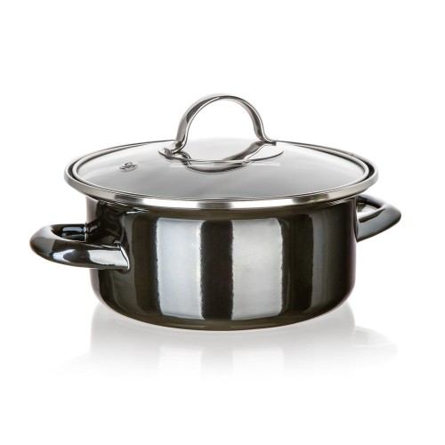 hrnec + skl.poklice pr.18cm 1,31l METALLIC Black