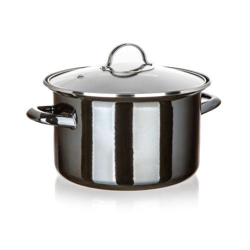 hrnec + skl.poklice pr.24cm 3,7l METALLIC Black