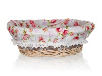 košík ROSES kulatý 25x9cm proutěný