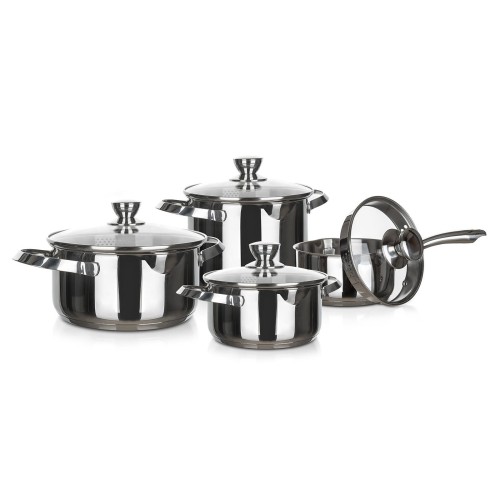 sada nádobí 8díl. nerez EMBASSY