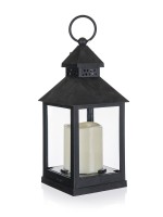 lucerna solární LED 10x10x23cm PH ČER