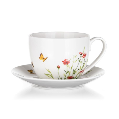 šálek + podšálek 250ml MEADOW keramický