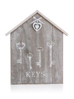 polička na klíče HEART 34x29,5x2cm MDF