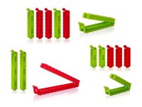 klip na sáčky sada 15díl.(6.5,8.5,12.5cm) PH mix barev CULINARIA