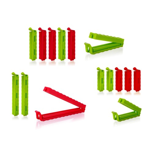 klip na sáčky sada 15díl.(6.5,8.5,12.5cm) PH mix barev CULINARIA