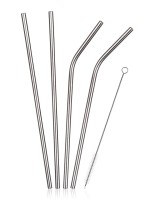 brčka nerez 21,5cm (4ks) + kartáček na čištění