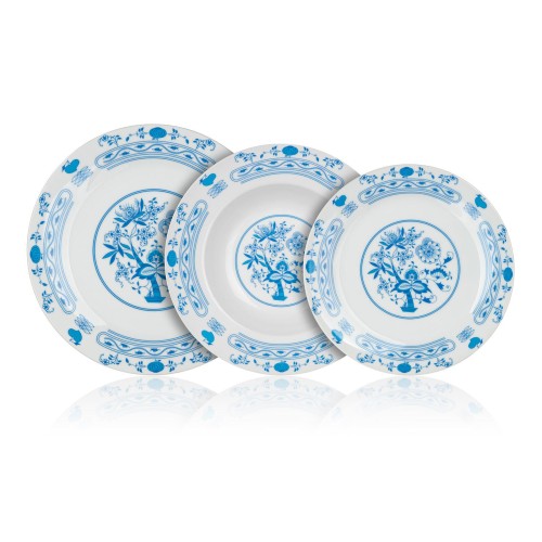 sada jídelní ONION 18díl. porcelánová BÍ