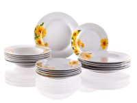 sada jídelní SUNNY 18díl. porcelánová BÍ