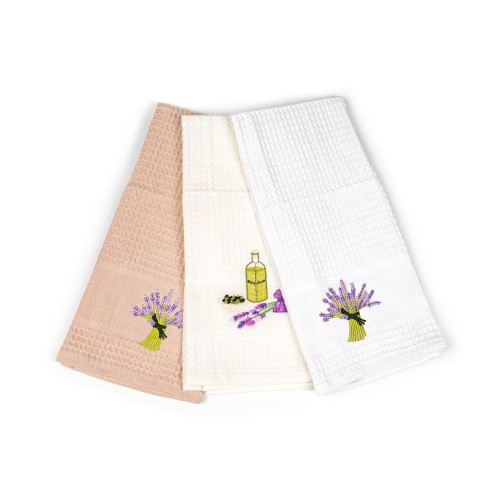 utěrka kuchyňská LAVENDER 45x70cm BA mix barev (3ks)