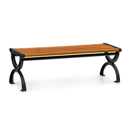 lavička zahradní SINTRA 120x38x40cm ocel/dřevo