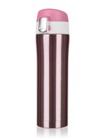 termoska 0,43l BODO nerez RŮŽ metalická