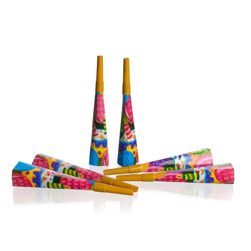 trubka 19cm papír (6ks) MY PARTY