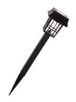 lampa solární 6,7x6,7cm, v.32,5cm, 1LED, PH ČER