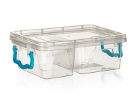 dóza GEMA dělená obdél. 0,4+0,6l, PH TRA/TYRK madla