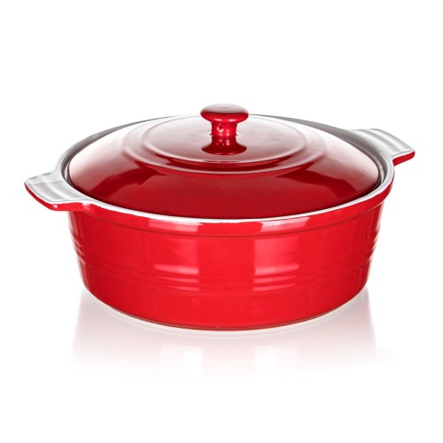 forma zapékací kul. 31,5x26,5x14,5cm s víkem CULINARIA keramická ČRV