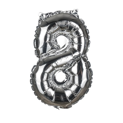 balónek nafukovací č.8, 30cm, folie MY PARTY