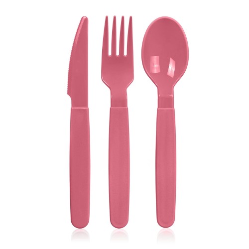 příbor sada 3díl.(vidlička,nůž,lžíce) PH RŮŽ tm. CULINARIA