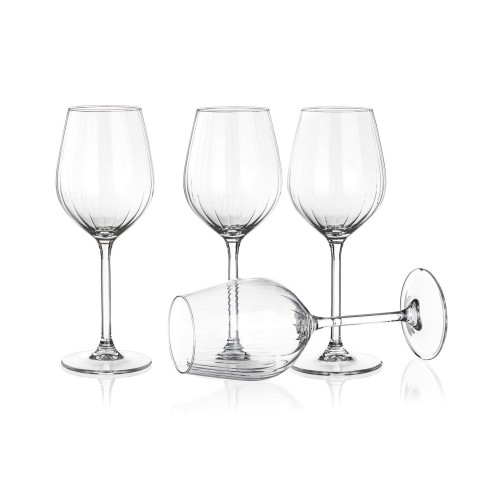 sklenice na bílé víno 380ml PLISSÉ (4ks)