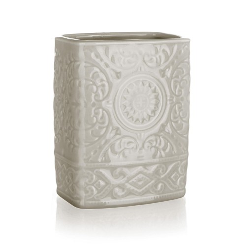 kelímek na kartáčky 9x6x12cm keramický ŠE-BÉŽ