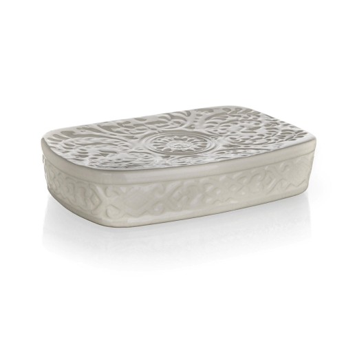 miska na mýdlo 14x9x3cm keramická ŠE-BÉŽ