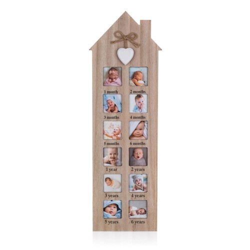 fotorámeček BABY DOMEK 48x14,8cm, 12 fotek