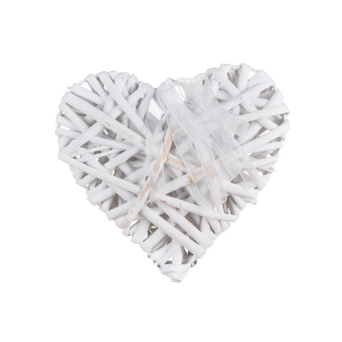 dekorace SRDCE 15x15cm BÍ