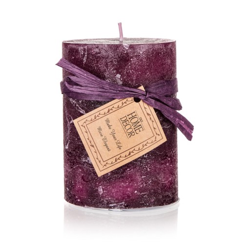 svíčka pr.6,8x9,5cm PURPLE