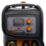 Sada svářecí poloautomatický invertor SPI-320 s úhlovou bruskou PW2450 + drát FW81 + kukla + magnet | SSPI-320/PW2450/SPH90