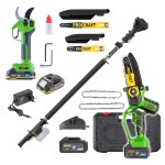 Sada aku ruční pilka PKA32Li a nůžky na větve ES32Li + nástavec EP2.0R | SPKA32Li/ES32Li/EP2.0