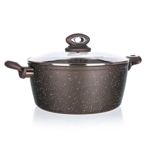 hrnec 24x10,5cm 4,3l nepřiln.povrch PREMIUM Dark Brown