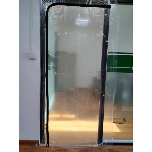 folie protiprachová dveře se zipem typ L