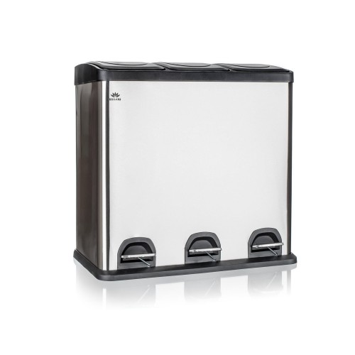 koš na tříděný odpad SAVERY 3x20l nerez/PH