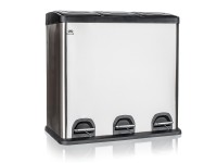 koš na tříděný odpad SAVERY 3x20l nerez/PH