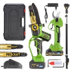 Sada aku ruční pilka PKA32Li a nůžky na větve ES25Li + nástavec EP2.0R | SPKA32Li/ES25Li/EP2.0