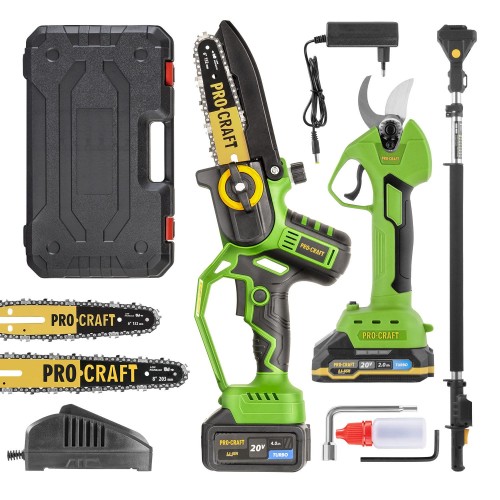 Sada aku ruční pilka PKA32Li a nůžky na větve ES25Li + nástavec EP2.0R | SPKA32Li/ES25Li/EP2.0