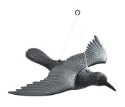 havran maketa na plašení 40x57x10cm PE