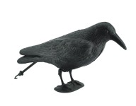 havran maketa na plašení špačků a holubů 38x11x20,3cm PE