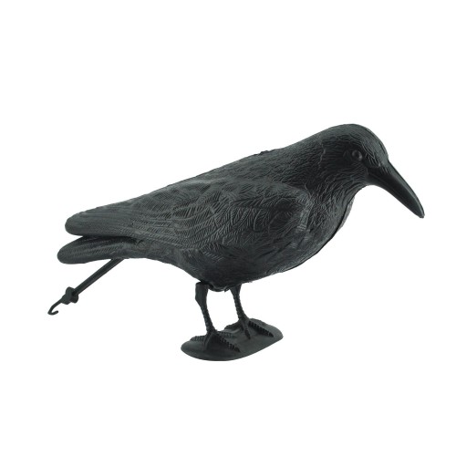 havran maketa na plašení špačků a holubů 38x11x20,3cm PE