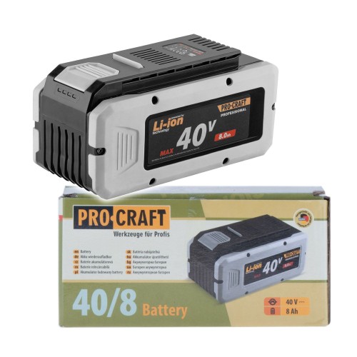 Baterie akumulátorová 40V Li-ion, 8000mAh Procraft 40/8 | 40/8