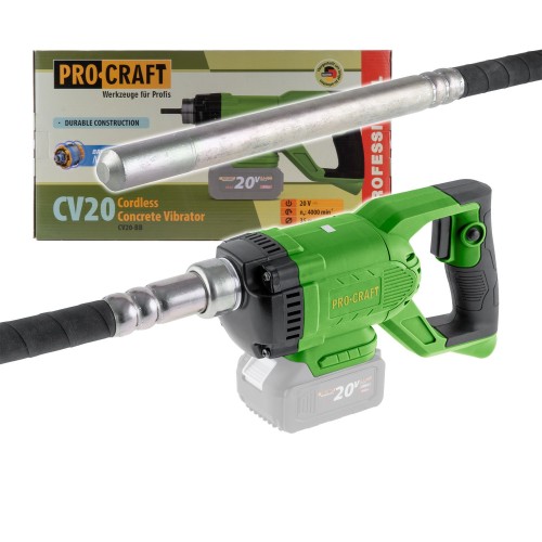 Aku zhutňovač betonu Procraft СV20bb (bez baterie a nabíječky) | CV20bb