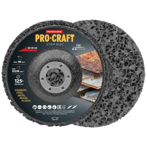 Kotouč brusný Clean + Strip Procraft SD-B125 | SD-B125