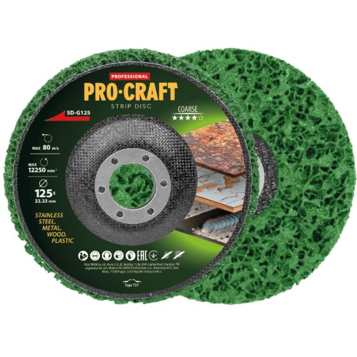 Kotouč brusný Clean + Strip Procraft SD-G125 | SD-G125