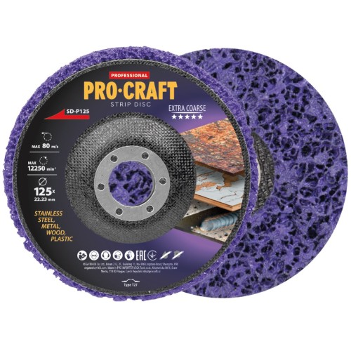 Kotouč brusný Clean + Strip Procraft SD-P125 | SD-P125