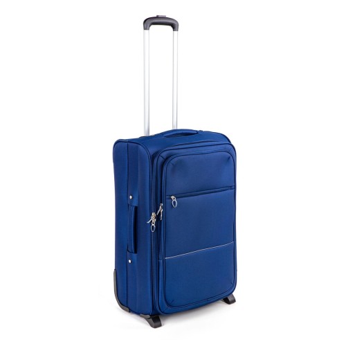 Kufr cestovní textilní, střední - 24'', modrý