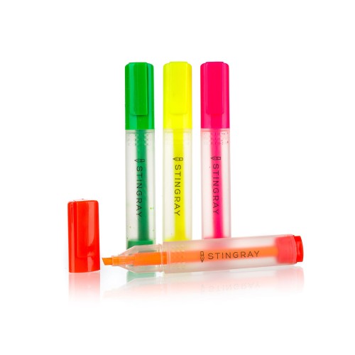 zvýrazňovač (4ks) plochý