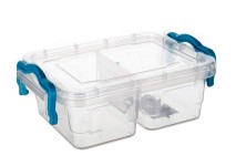 dóza GEMA dělená obdél. 0,25+0,25l, PH TRA/TYRK madla