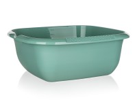 umyvadlo čtverec 38x38x15cm, 13l, s výlevkou PH ZE