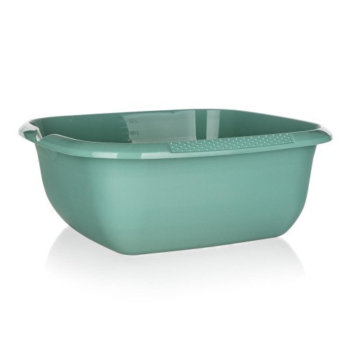 umyvadlo čtverec 38x38x15cm, 13l, s výlevkou PH ZE