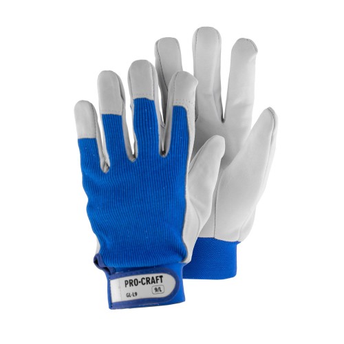 Pracovní rukavice kožené, L Procraft GL-L9 | GL-L9