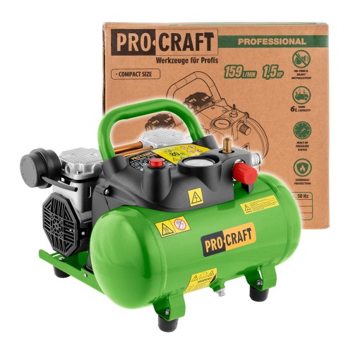 Bezolejový kompresor Procraft AC6 | AC6